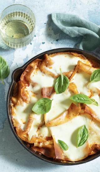 Bleskové lasagne z jedné pánve