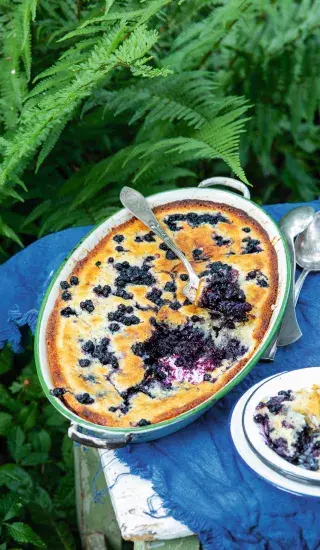 Borůvkový chlebíček