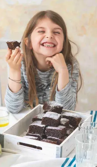 Brownies s kadeřávkem