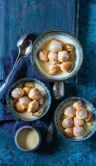 Buchtičky s vanilkovým krémem