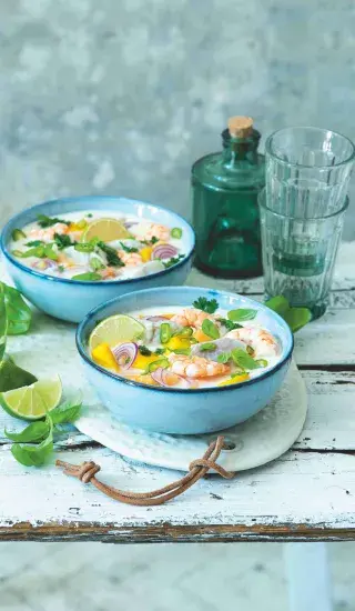 Ceviche v kokosovém mléce