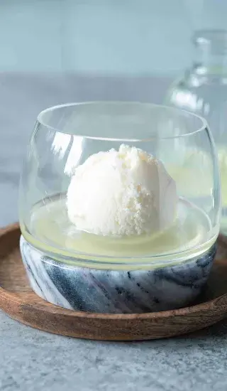 Citronová zmrzlina s limoncellem