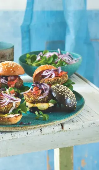 Čočkový burger