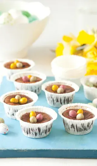 Čokoládové minicheesecaky