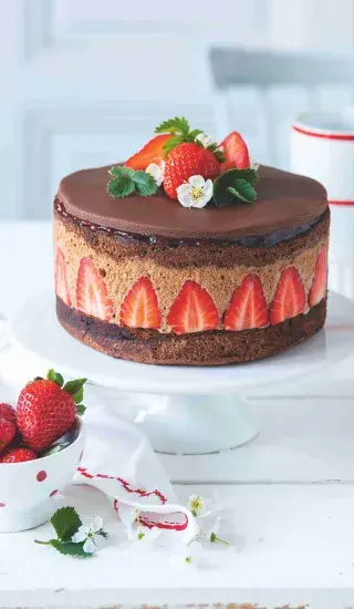 Čokoládový fraisier