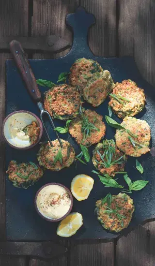 Cuketové placičky s dipem