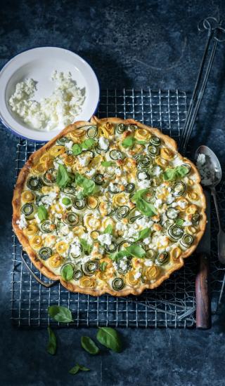 Cuketový quiche