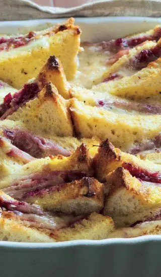 Zapečené sendviče Monte Cristo