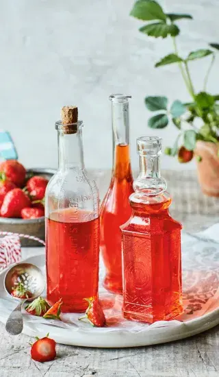 Domácí jahodový ocet