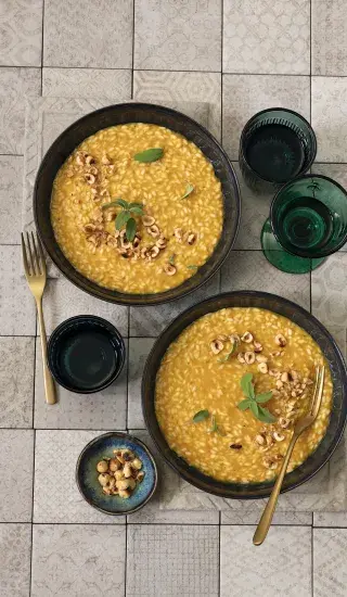 Dýňové rizoto s vanilkou