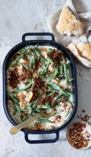 Fazolky v houbové omáčce