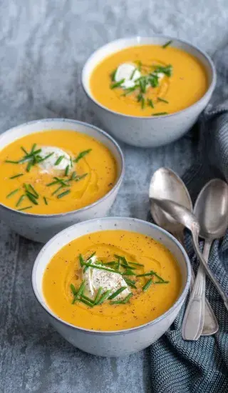 Francouzská dýňová polévka