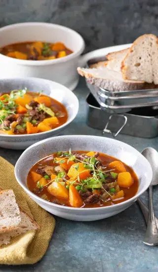 Hovězí ragú s dýní