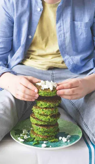 Hráškové placičky