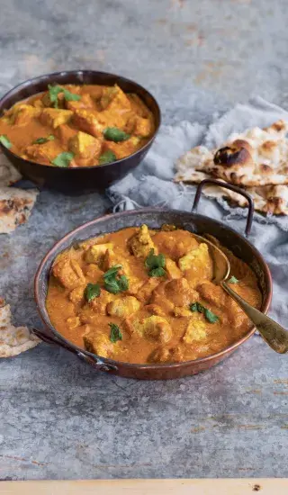 Indické dýňovo-máslové kuře