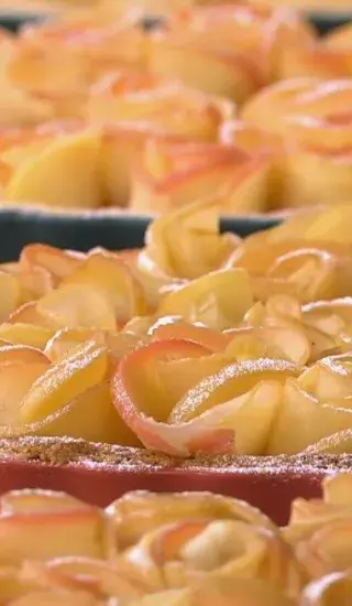 Jablečný koláč s vanilkou