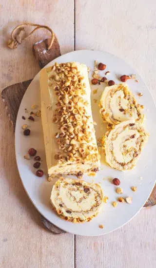 Jablková obrácená roláda