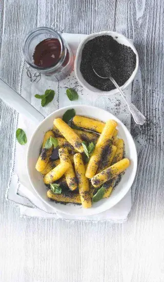 Jáhelné šišky s mákem