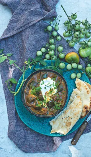 Kari z nezralých rajčat