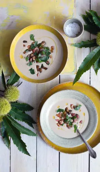 Kaštanovo-celerový krém