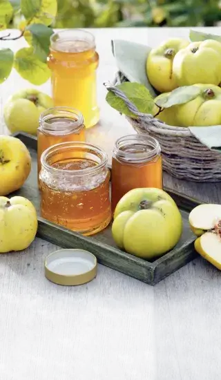 Kdoulové želé s limetami