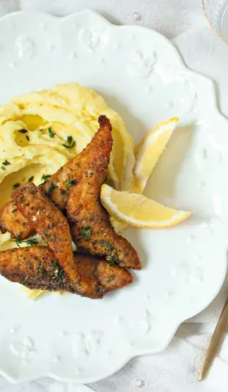 Kořeněné rybí stripsy