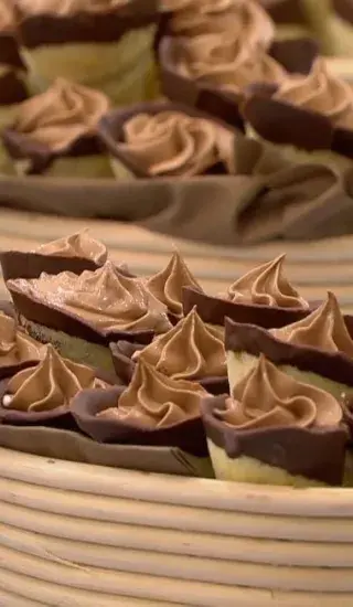 Kornoutky s čokoládovou náplní