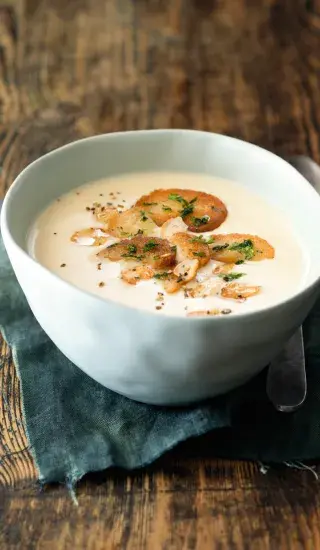 Krémová česnečka