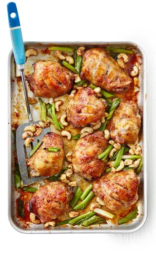 Lepkavé kuře pěti vůní z pekáče