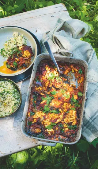 Lilek zapečený s fetou