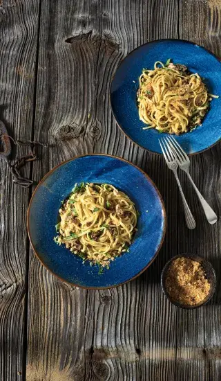 Linguine se sardinkami