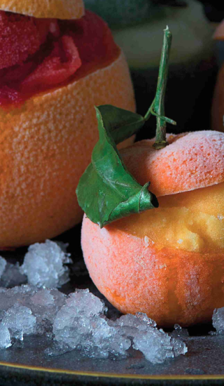 Mandarinkový sorbet