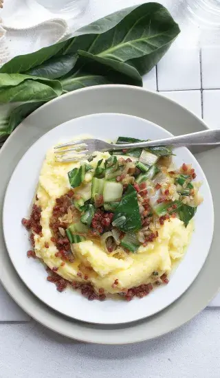 Mangold & polenta