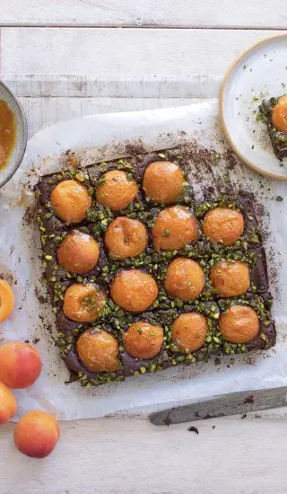 Meruňkové brownies