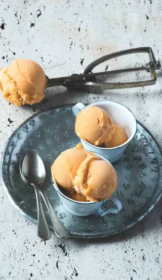 Meruňkový sorbet