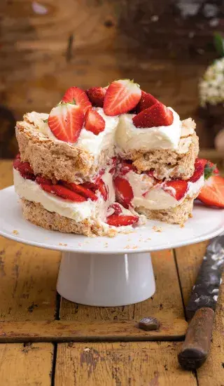 Mexický jahodový dort