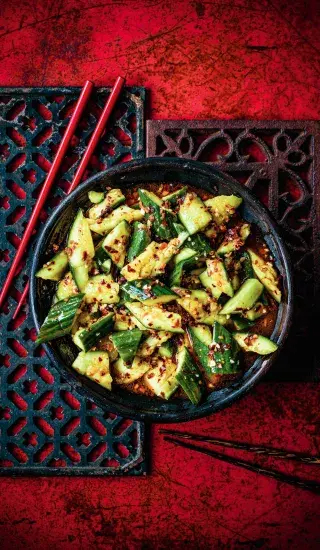 Okurky po sečuánsku