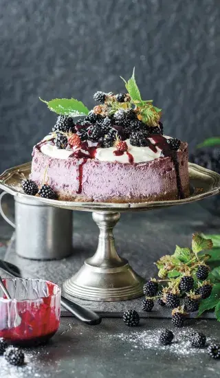 Ostružinový cheesecake