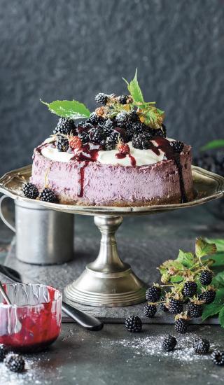 Ostružinový cheesecake