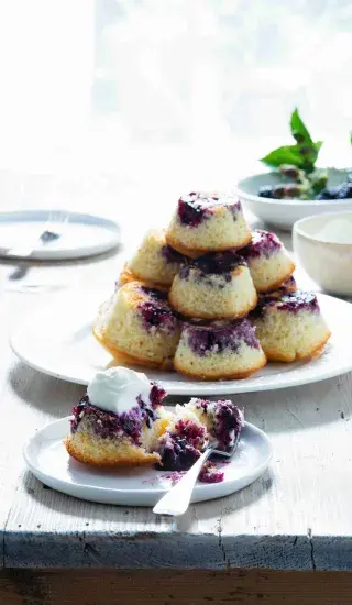 Ostružinové bábovičky