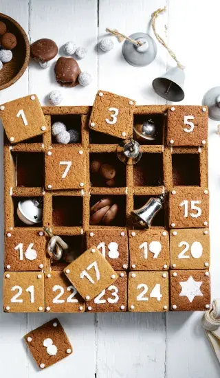 Perníkový adventní kalendář