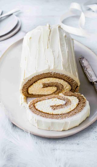 Perníkové vánoční polínko (Bûche de Noël)