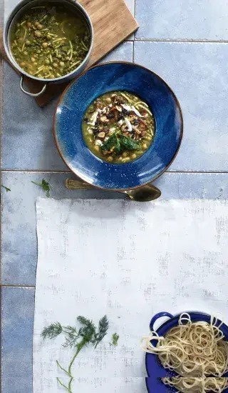 Perská luštěninová polévka aash