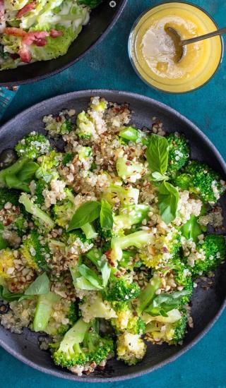 Quinoa s brokolicí