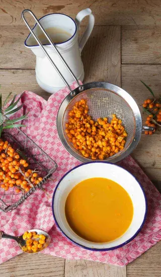 Rakytníková dřeň