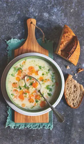 Slovácká zeleninová polévka