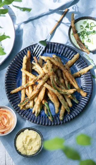 Smažené fazolové lusky