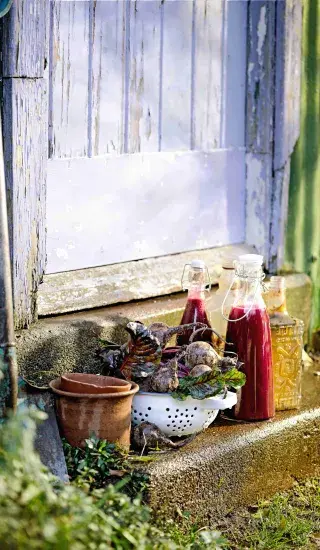 Smoothie z červené řepy