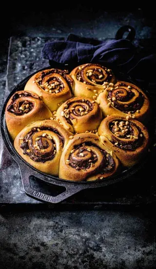 Šneky s lískooříškovou náplní