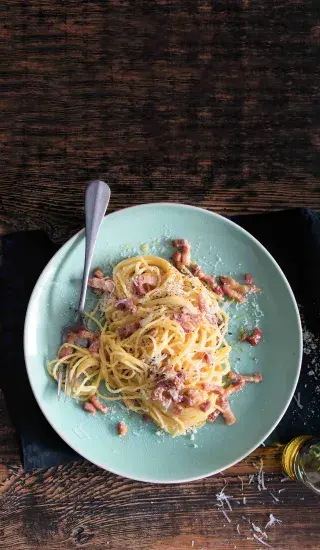 Špagety carbonara